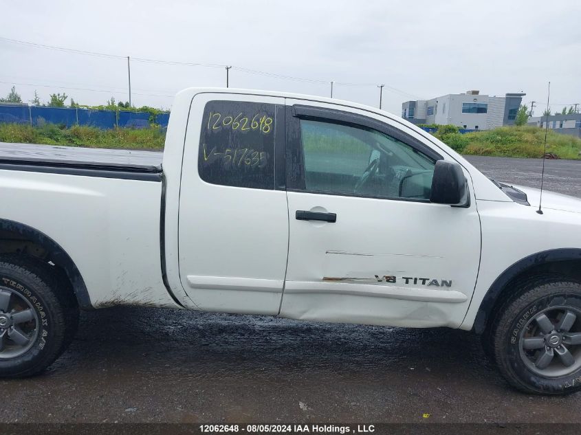 2014 Nissan Titan VIN: 1N6AA0CC9EN517635 Lot: 12062648