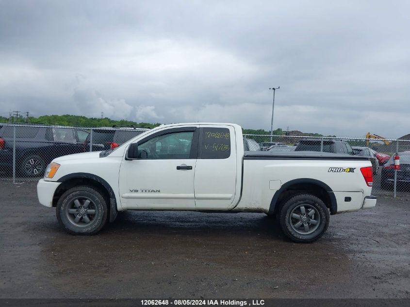 2014 Nissan Titan VIN: 1N6AA0CC9EN517635 Lot: 12062648