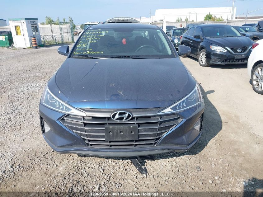 2019 Hyundai Elantra VIN: KMHD84LF9KU755401 Lot: 12062659