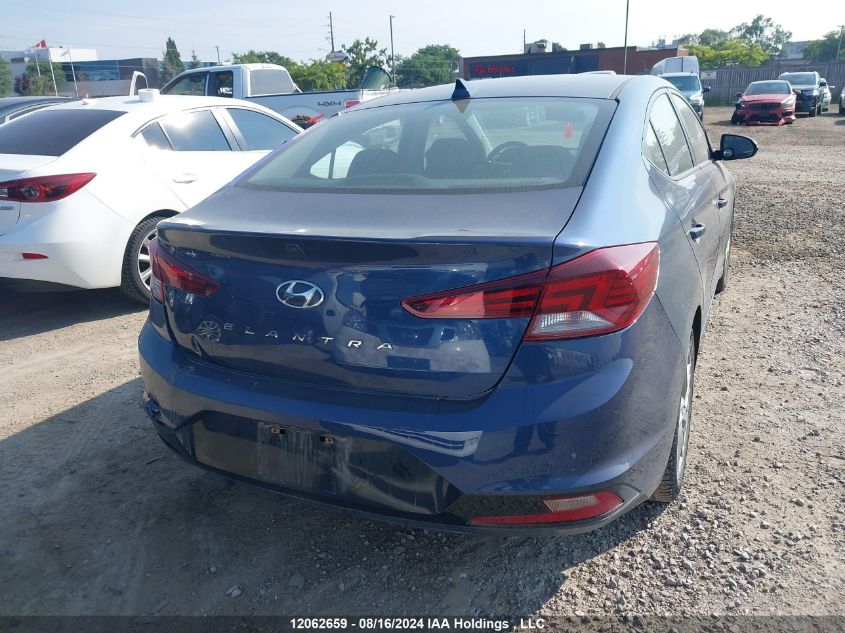 2019 Hyundai Elantra VIN: KMHD84LF9KU755401 Lot: 12062659
