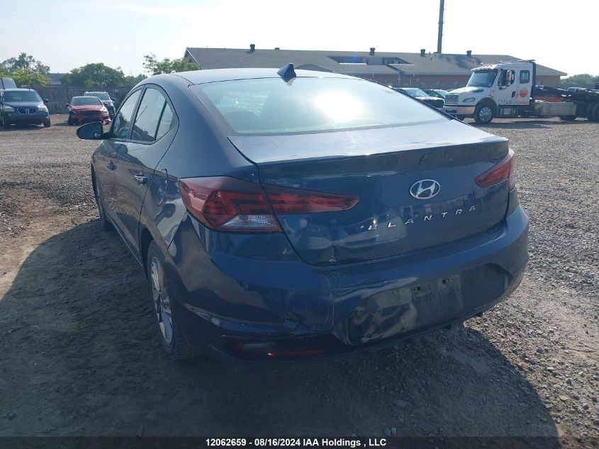 2019 Hyundai Elantra VIN: KMHD84LF9KU755401 Lot: 12062659