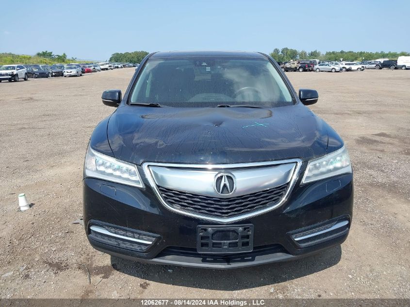 2016 Acura Mdx VIN: 5FRYD4H40GB504144 Lot: 12062677