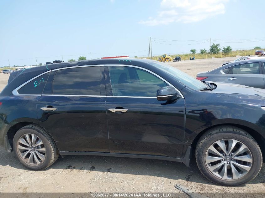 2016 Acura Mdx VIN: 5FRYD4H40GB504144 Lot: 12062677