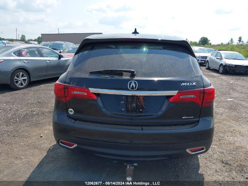 2016 Acura Mdx VIN: 5FRYD4H40GB504144 Lot: 12062677