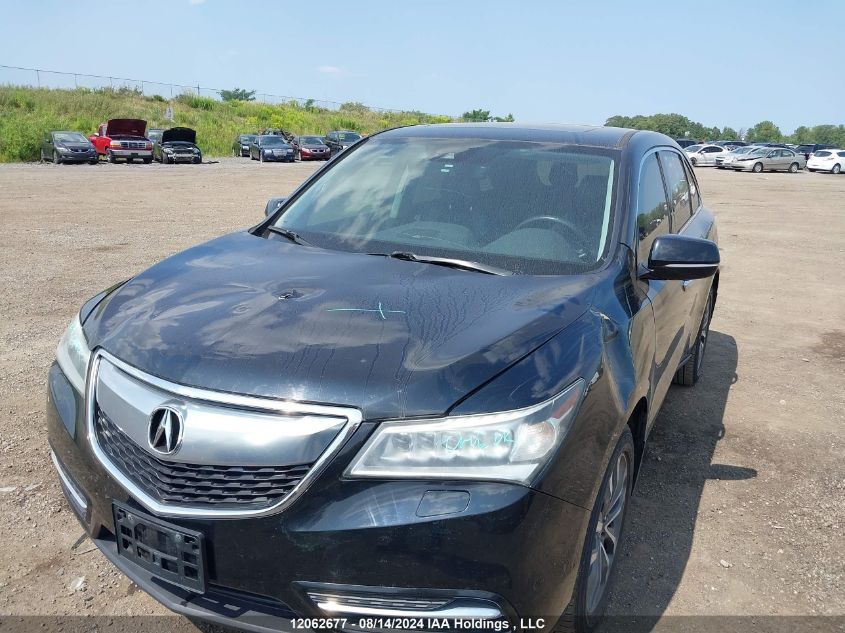 2016 Acura Mdx VIN: 5FRYD4H40GB504144 Lot: 12062677