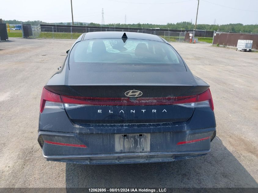 2024 Hyundai Elantra Sel VIN: KMHLM4DG3RU713007 Lot: 12062695