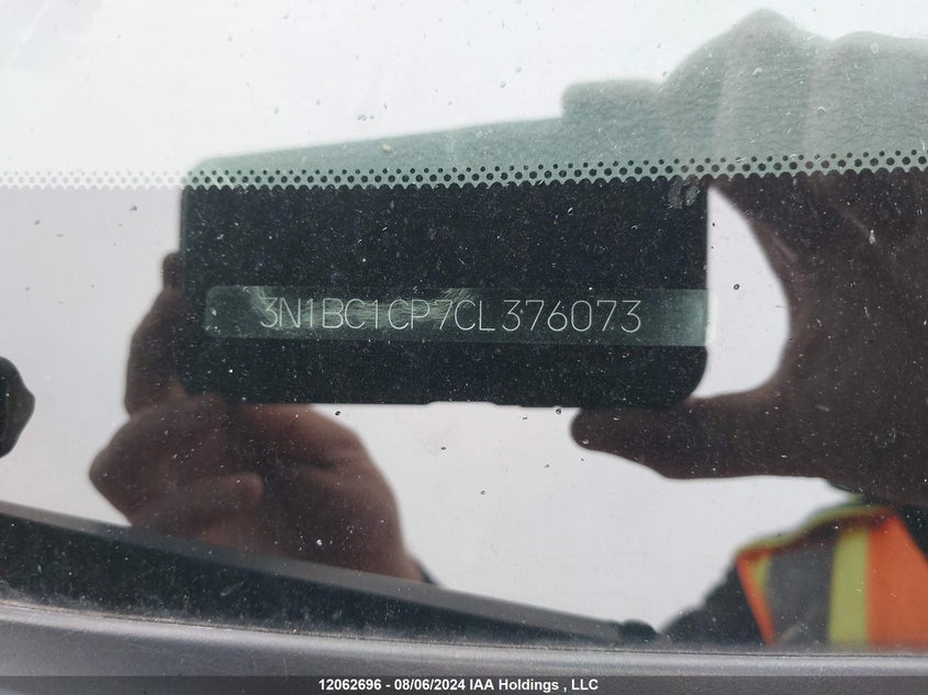 2012 Nissan Versa 1.8 S VIN: 3N1BC1CP7CL376073 Lot: 12062696