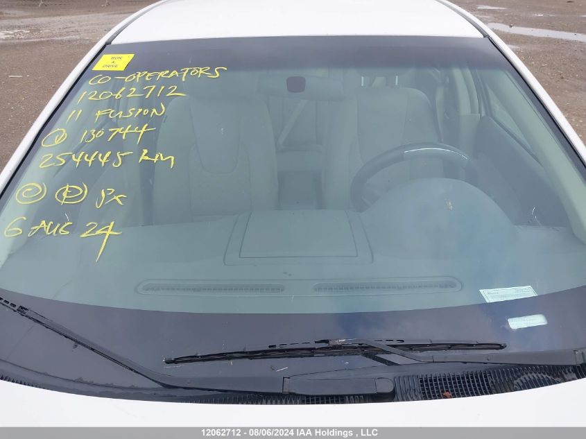 2011 Ford Fusion S VIN: 3FAHP0GA8BR130744 Lot: 12062712