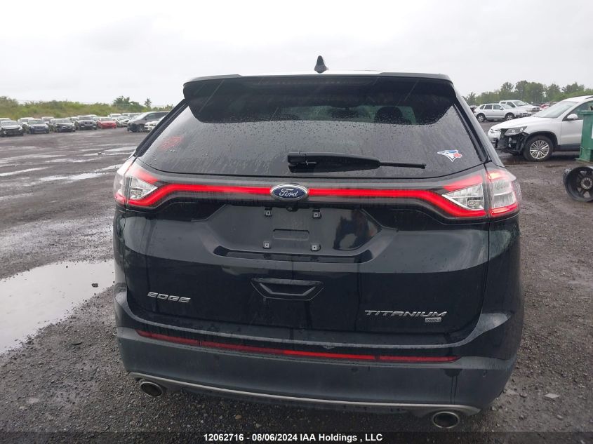 2017 Ford Edge Titanium VIN: 2FMPK4K89HBB12689 Lot: 12062716