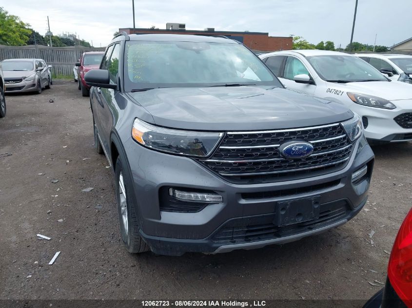 2022 Ford Explorer Xlt VIN: 1FMSK8DH6NGB19019 Lot: 12062723