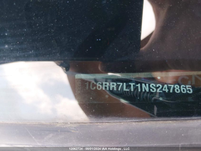 2022 Ram 1500 Classic Slt VIN: 1C6RR7LT1NS247865 Lot: 12062724
