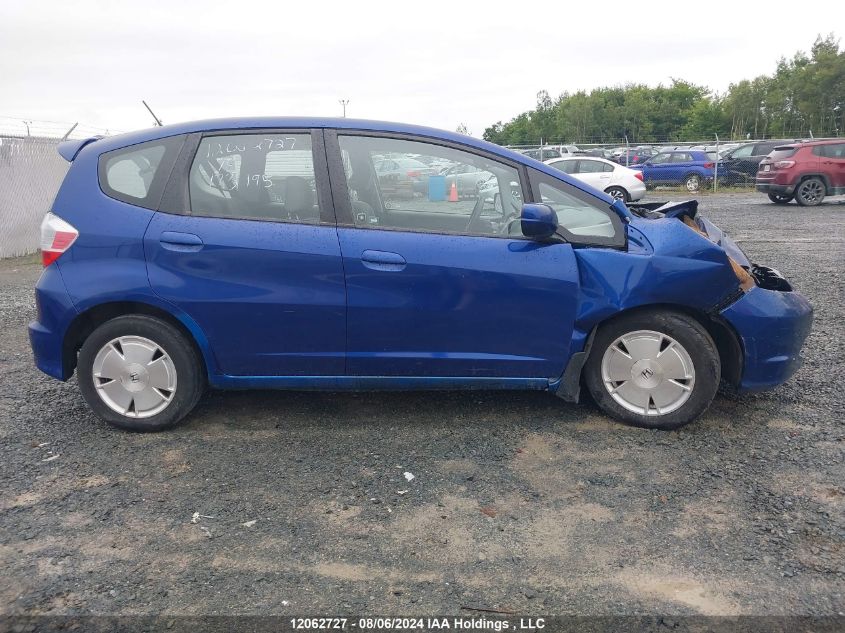 2010 Honda Fit VIN: JHMGE8H57AS800202 Lot: 12062727