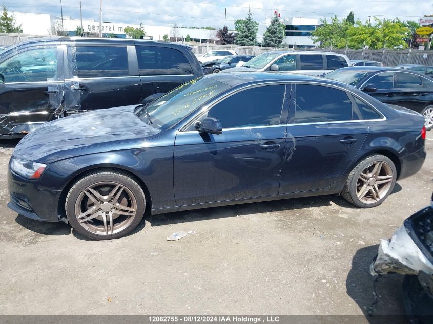 2013 Audi A4 VIN: WAUFFCFL0DN019259 Lot: 12062755