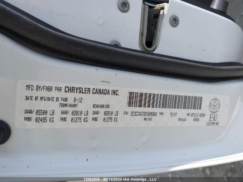 2013 Chrysler 300 S VIN: 2C3CCAGT6DH505802 Lot: 12062805