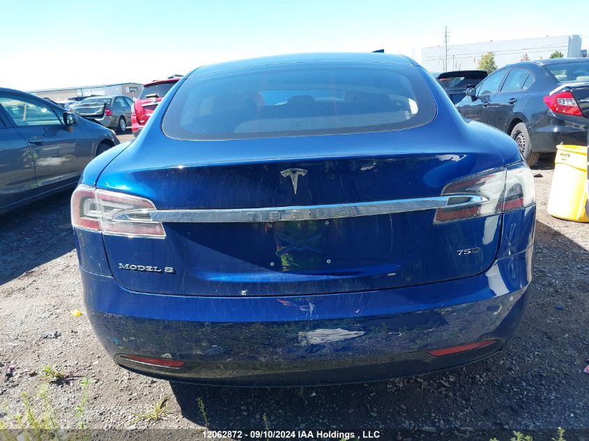 2017 Tesla Model S VIN: 5YJSA1E2XHF210012 Lot: 12062872