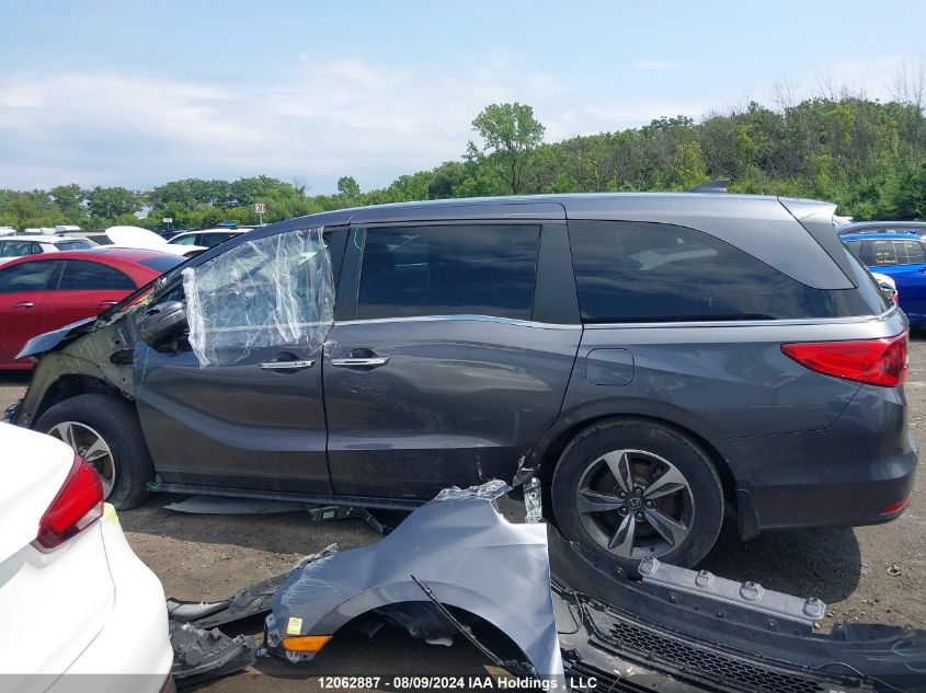 2018 Honda Odyssey VIN: 5FNRL6H40JB504074 Lot: 12062887