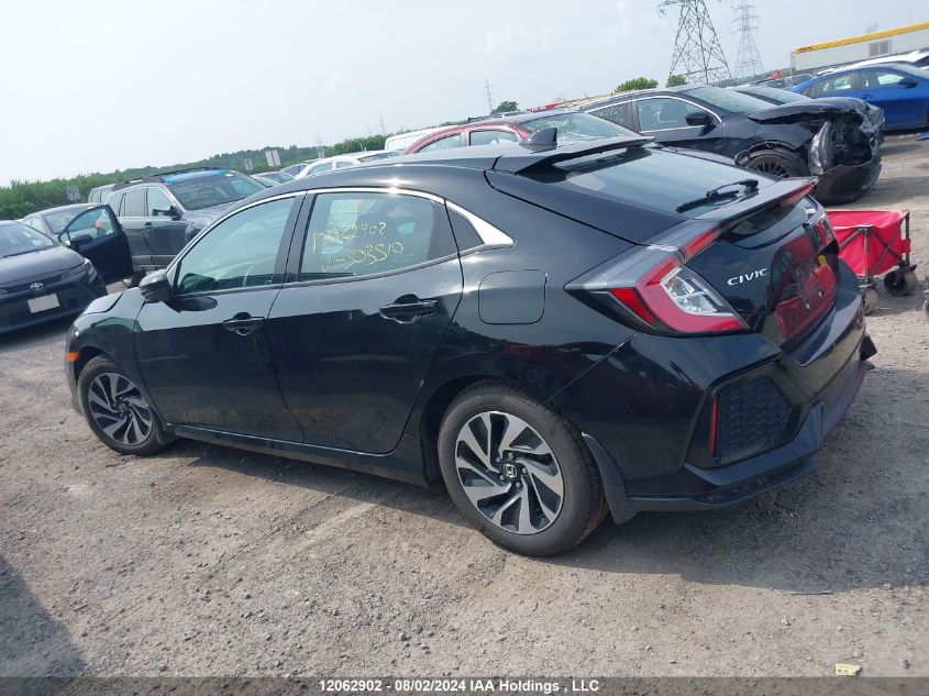 2018 Honda Civic Hatchback VIN: SHHFK7H27JU303510 Lot: 12062902