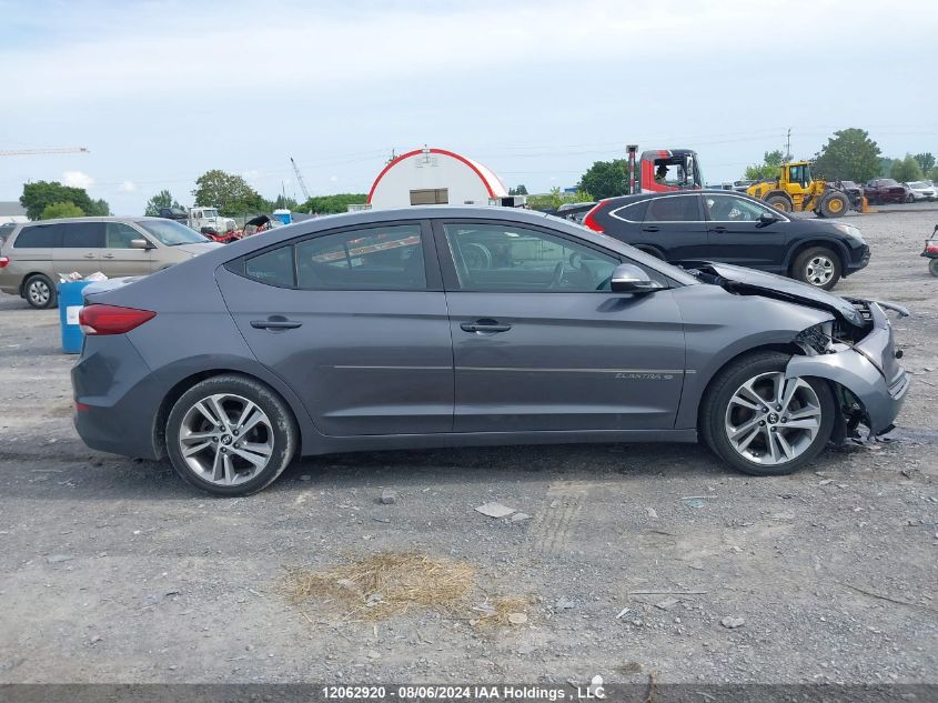 2017 Hyundai Elantra Gls VIN: KMHD84LF4HU210103 Lot: 12062920