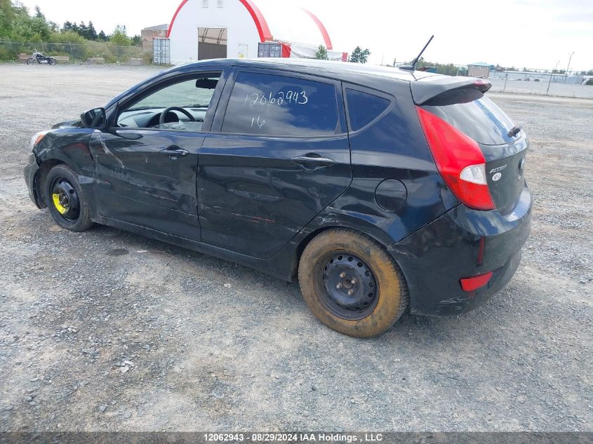 2016 Hyundai Accent Se VIN: KMHCT5AE7GU276136 Lot: 12062943