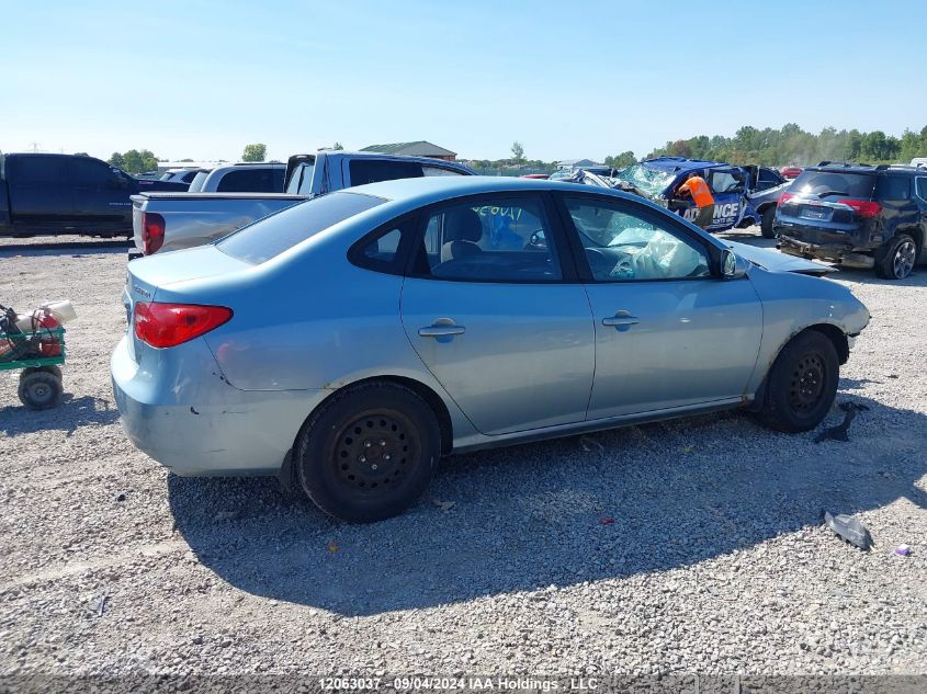 KMHDU4AD0AU038817 2010 Hyundai Elantra Blue/Gls/Se