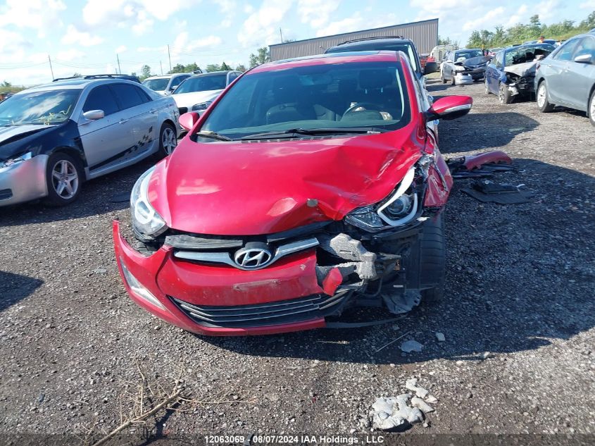 2015 Hyundai Elantra Limited VIN: KMHDH4AH9FU234849 Lot: 12063069