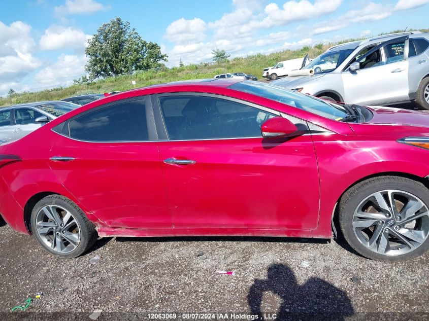 2015 Hyundai Elantra Limited VIN: KMHDH4AH9FU234849 Lot: 12063069