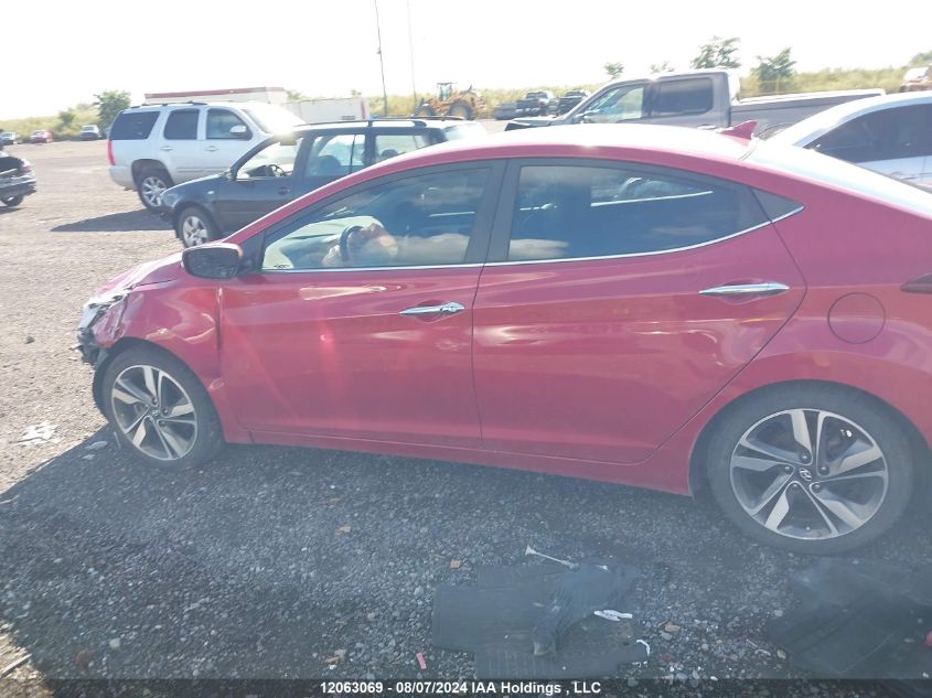 2015 Hyundai Elantra Limited VIN: KMHDH4AH9FU234849 Lot: 12063069