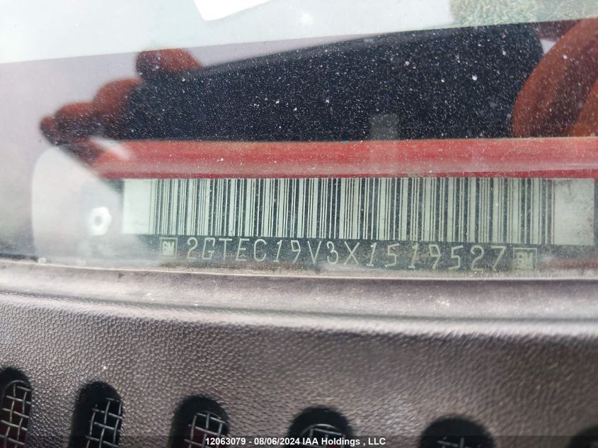 1999 GMC New Sierra 1500 VIN: 2GTEC19V3X1519527 Lot: 12063079