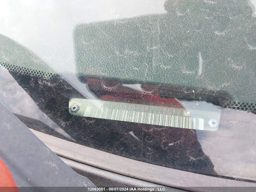 2010 Chevrolet Silverado 2500Hd VIN: 1GC5KXBGXAZ222092 Lot: 12063081