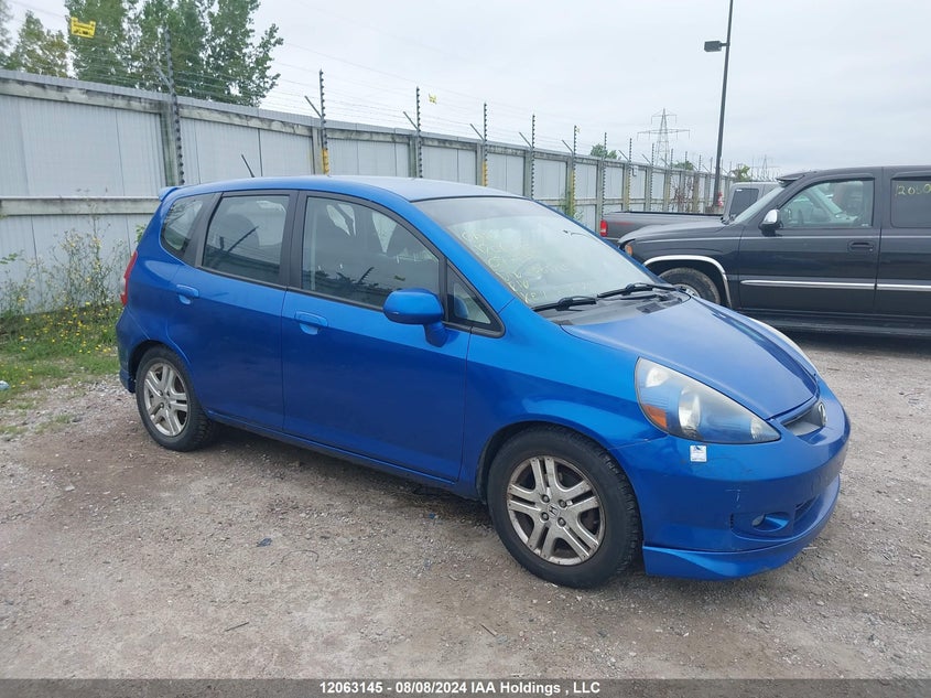 2007 Honda Fit VIN: JHMGD38607S807841 Lot: 12063145