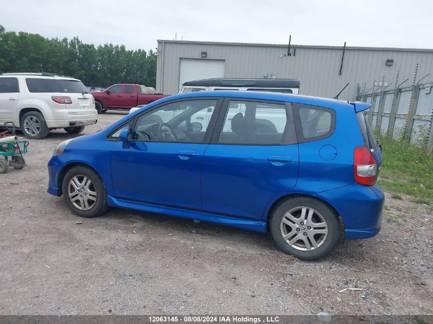 2007 Honda Fit VIN: JHMGD38607S807841 Lot: 12063145