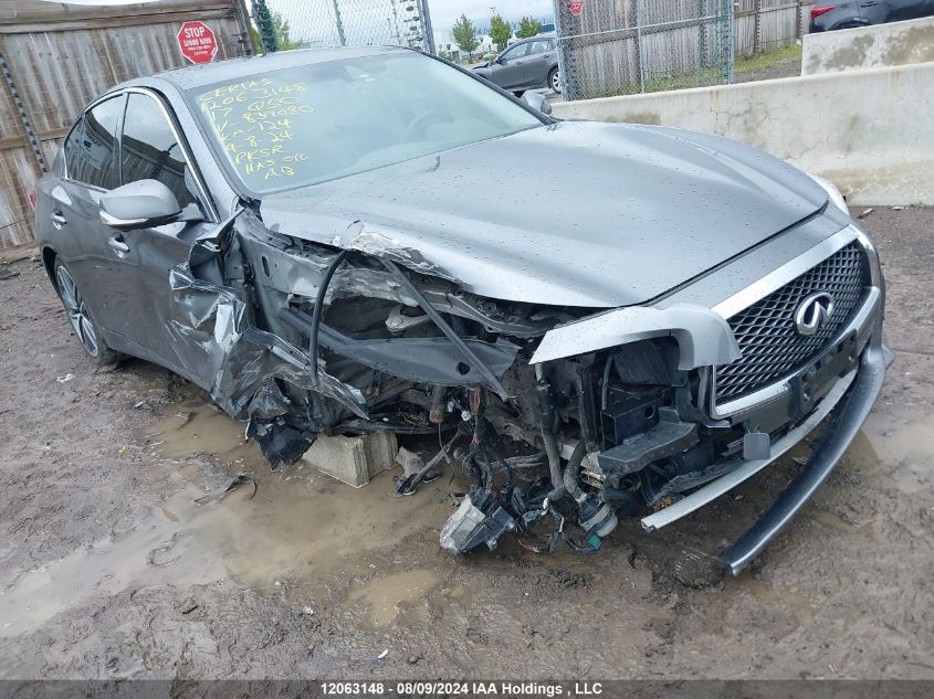 2017 Infiniti Q50 VIN: JN1EV7AR3HM839080 Lot: 12063148