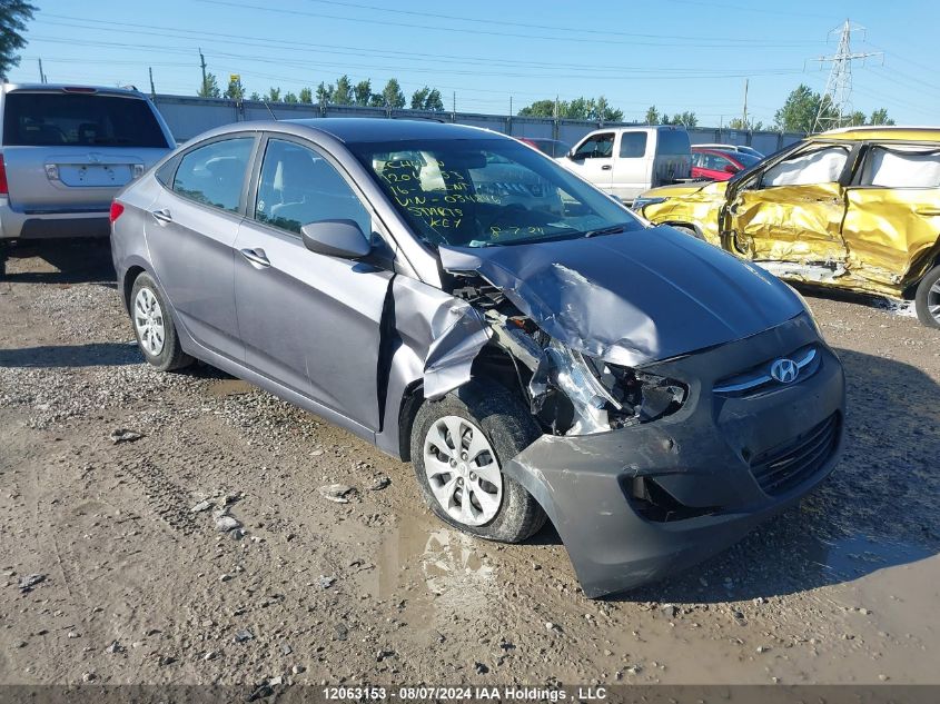 2016 Hyundai Accent Se VIN: KMHCT4AE9GU034846 Lot: 12063153