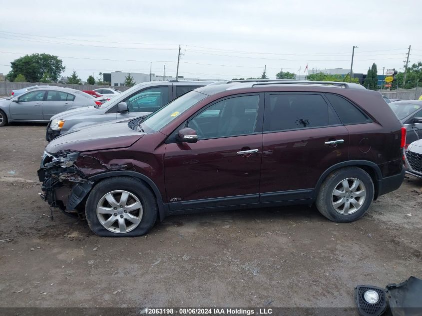 2013 Kia Sorento Lx VIN: 5XYKTCA66DG319133 Lot: 12063198