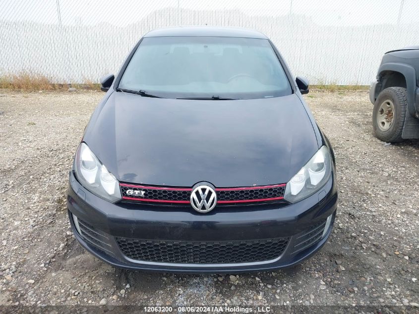 2011 Volkswagen Golf Gti VIN: WVWHV7AJ4BW229334 Lot: 12063200