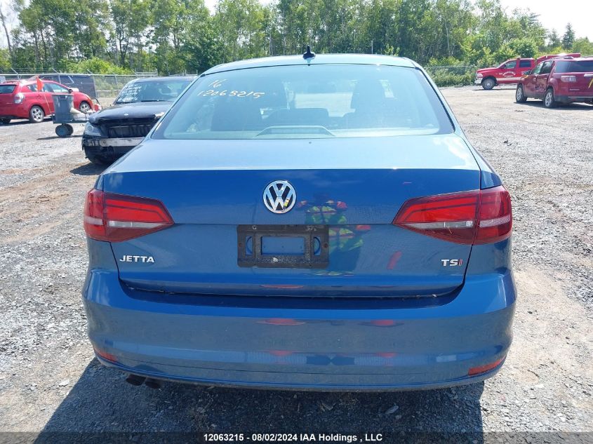 2016 Volkswagen Jetta 1.8T Sport VIN: 3VWD07AJ9GM353231 Lot: 12063215