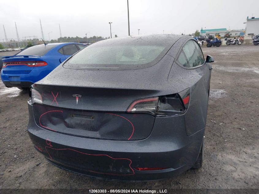 2022 Tesla Model 3 VIN: 5YJ3E1EA7NF167051 Lot: 12063303