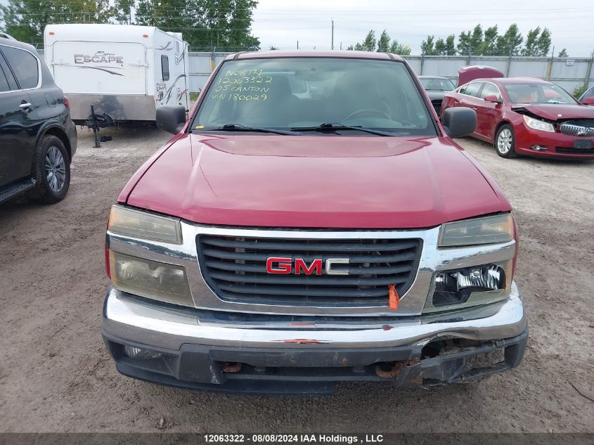 2005 GMC Canyon VIN: 1GTDS136858180029 Lot: 12063322