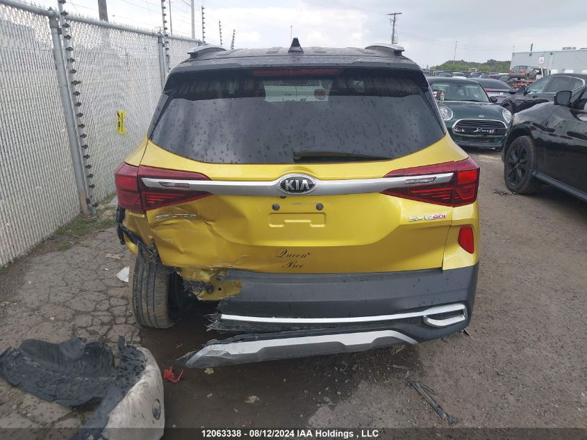 2021 Kia Seltos Sx VIN: KNDETCA27M7180461 Lot: 12063338