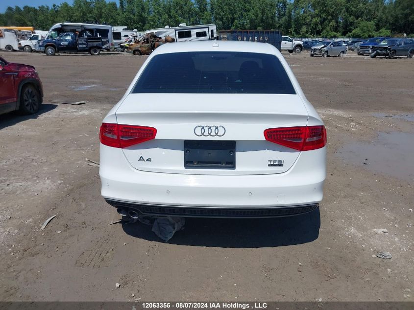 2016 Audi A4 VIN: WAUFFCFLXGN006071 Lot: 12063355