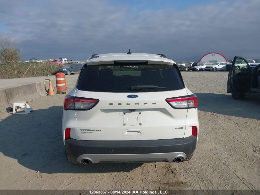 2022 Ford Escape Titanium VIN: 1FMCU9DZXNUA40354 Lot: 12063367
