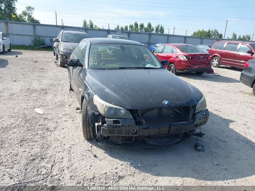 2006 BMW 5 Series VIN: WBANB53576CP00297 Lot: 12063373