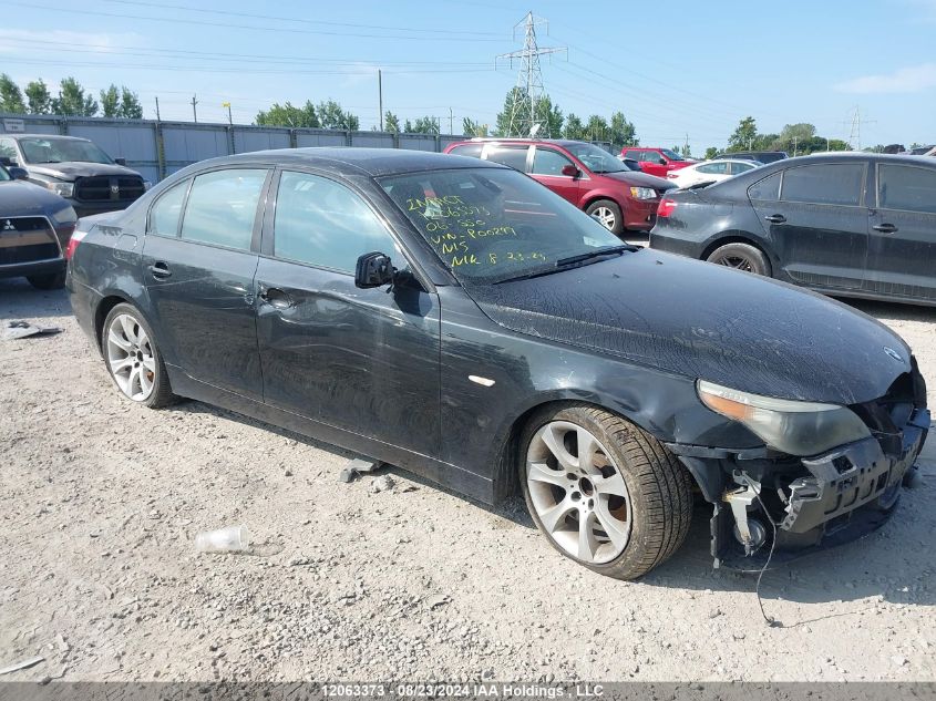 2006 BMW 5 Series VIN: WBANB53576CP00297 Lot: 12063373