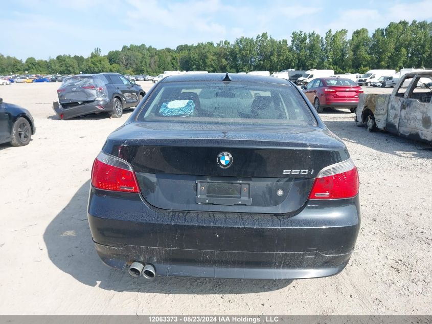 2006 BMW 5 Series VIN: WBANB53576CP00297 Lot: 12063373