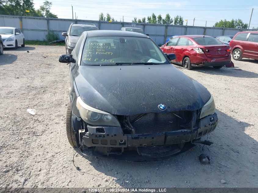 2006 BMW 5 Series VIN: WBANB53576CP00297 Lot: 12063373