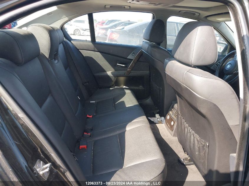 2006 BMW 5 Series VIN: WBANB53576CP00297 Lot: 12063373