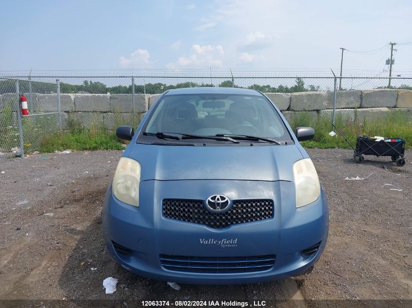 2007 Toyota Yaris VIN: JTDKT923075038272 Lot: 12063374