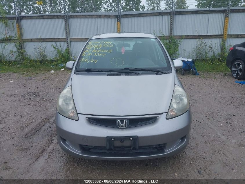 2008 Honda Fit VIN: JHMGD38458S801503 Lot: 12063382