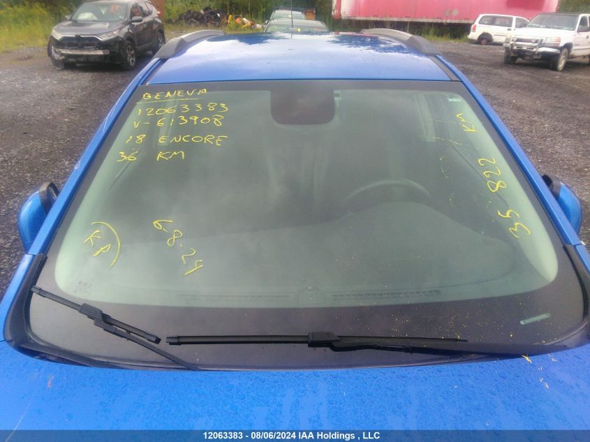 2018 Buick Encore VIN: KL4CJ2SB8JB613908 Lot: 12063383