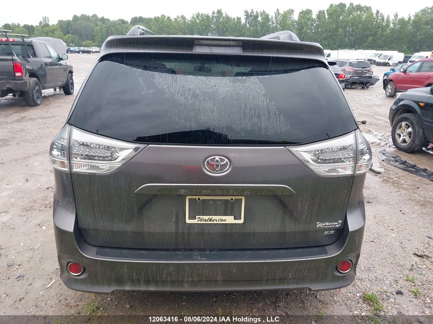 2013 Toyota Sienna Se 8 Passenger VIN: 5TDXK3DC0DS314586 Lot: 12063416